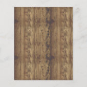 Budget Rustige Wood Sunflower & Lights Wedding (Achterkant)