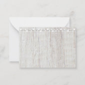 Budget Rustique Lumières Mason Jar Mariage Carte R (Dos)