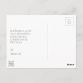 Budget Rustique Mariage Merci Cartes (Dos)