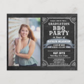 BUDGET Rustisch Afstuderen BBQ 4 Fotouitnodiging (Voorkant)