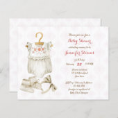 Budget Rustisch baby shower voor babykleding (Voorkant / Achterkant)