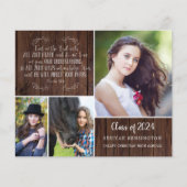 Budget Rustisch Christelijke Afstuderen Proverbs 3 (Voorkant)