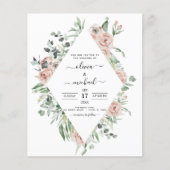 Budget Sage Green Eucalyptus Weddenschap (Voorkant)