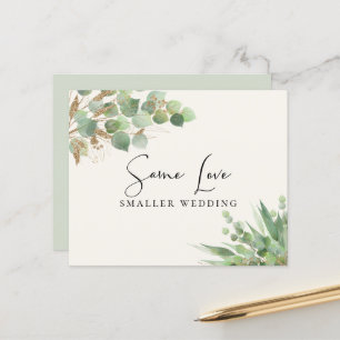 Budget Same Love Smaller Weddenschap Eucalyptus