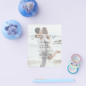 BUDGET Save The Date Uitnodigingsfolder Flyer (Enkel)