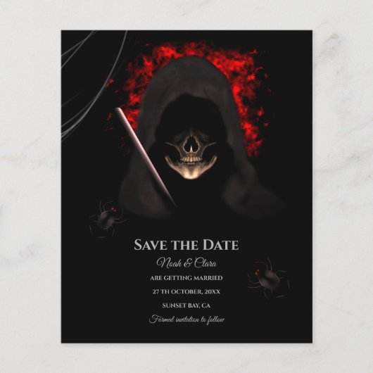 Budget Schedel donkere sombere gotische heiligsche (Voorkant)