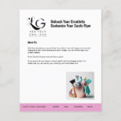 ⭐️BUDGET Schoonmaak Diensten DIY Sjabloon Snoep Ro Flyer (Achterkant)