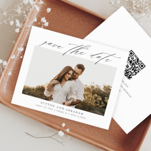 Budget Script Foto Save the Date met QR-code