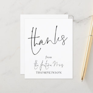 Budget Script Future Mrs. Vrijgezellenfeest Bedank