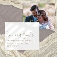 Budget Script Love Bedankt Foto Weddenschap Bedank