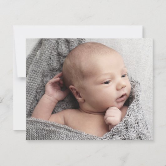 Budget Script Photo Baby Hartelijk dank (Achterkant)