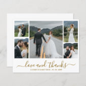 Budget Script Photo Collage Weddenschap Hartelijk (Voorkant / Achterkant)