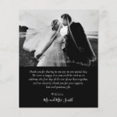 Budget Script Photo Collage Weddenschap Hartelijk  (Achterkant)