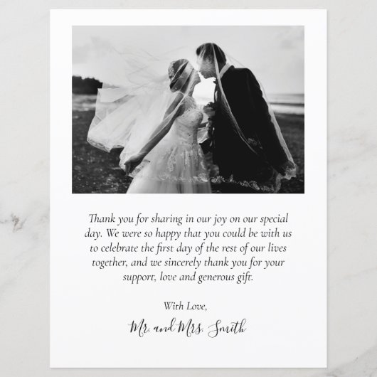 Budget Script Photo Collage Weddenschap Hartelijk  (Achterkant)