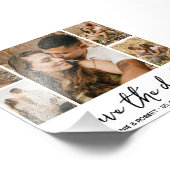 Budget script typografie foto save the date foto afdruk (Hoek)