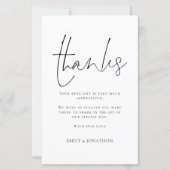 BUDGET Script Weduwen 3 Foto Collage Quote Bedankt (Voorkant)