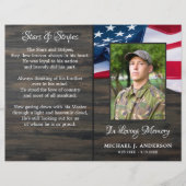 Budget Service commémoratif Programme funéraire pa (Devant)