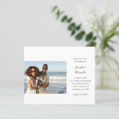 Budget Side Two Photo Calligraphy Wedding (Staand voorkant)