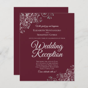 BUDGET Silver & Burgundy Weddenschappen
