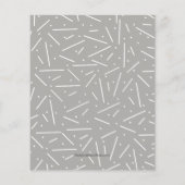 Budget Silver en Gold 50e verjaardag Uitnodigingen (Achterkant)