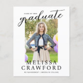 Budget Simple Afstuderen Chic Photo Afstuderen Car (Voorkant)