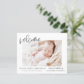 Budget Simple Baby Announounge Foto Collage (Staand voorkant)