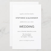 Budget Simple Black White QR Code Weddenschap Uitn (Voorkant / Achterkant)