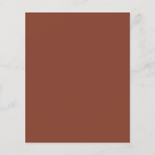 BUDGET Simple Botanical Line Art Weddenschap Invit (Achterkant)