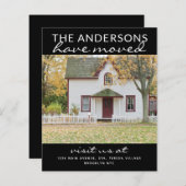 Budget Simple Home Photo Moving Black Announge (Voorkant / Achterkant)