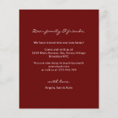 Budget Simple Home Photo Moving Red Announounge (Achterkant)