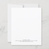 Budget Simple Logo Joy Black White Company Holiday (Achterkant)