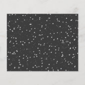 Budget Simple Photo Snowy Noël Papier de Noël (Dos)