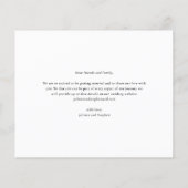 Budget Simple Script Photo Mariage Carte de Pré-ré (Dos)