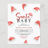 Budget Sinterklaas Baby Kerst Baby Shower Uitnodig (Voorkant)