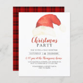 BUDGET Sinterklaas Pet rustieke rode kerstfeest (Voorkant / Achterkant)