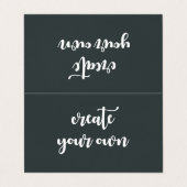 Budget Sjabloon Fab Cool Visitekaartjes (Buitenkant ongevouwen)