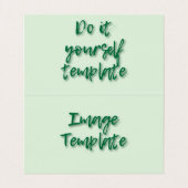 Budget Sjabloon Fab Cool Visitekaartjes (Binnenkant ongevouwen)