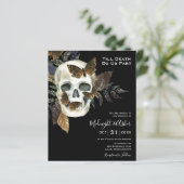 BUDGET Skull Ferns tot de dood ons deel doet (Staand voorkant)