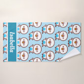 Budget / Sky blue recessionnel pied (Serviette de bain)