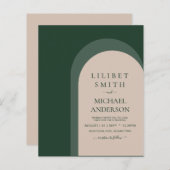 BUDGET Smaragdgroene Bruiloft Met Veel Glans (Voorkant / Achterkant)