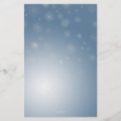 Budget Snowflake is op de weg Boy Baby shower (Achterkant)