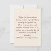 budget soft pastel mariage merci (Dos)