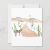 Budget South West Desert Adventure Baby shower (Achterkant)