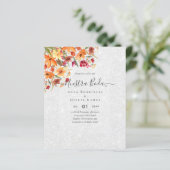 BUDGET Spaans BODA Herfstbloemen Oranje Burgundy (Staand voorkant)