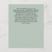 BUDGET Spaans huwelijk Bilingual Boda Wedding Flyer (Achterkant)