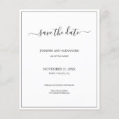 Budget sparen datum 6 de Typografie van de Collage (Achterkant)