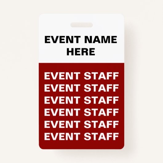 Budget Special Event Badges (Voorkant)