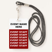 Budget Special Event Badges (Achterkant met draagriem)