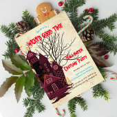 Budget Spelonkachtig Halloween Griezelfeest Thuis Kaart