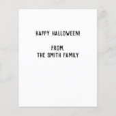 BUDGET Spooky Moon Halloween Kaart (Achterkant)